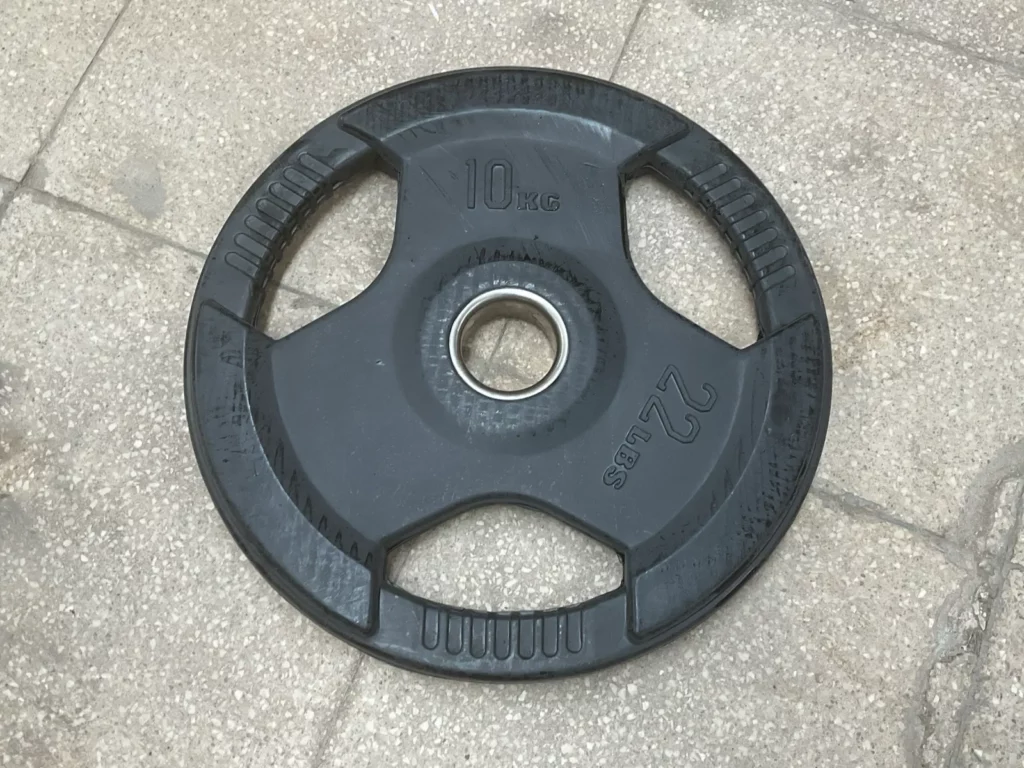 Rubber plated 50mm Halterschijf 10kg